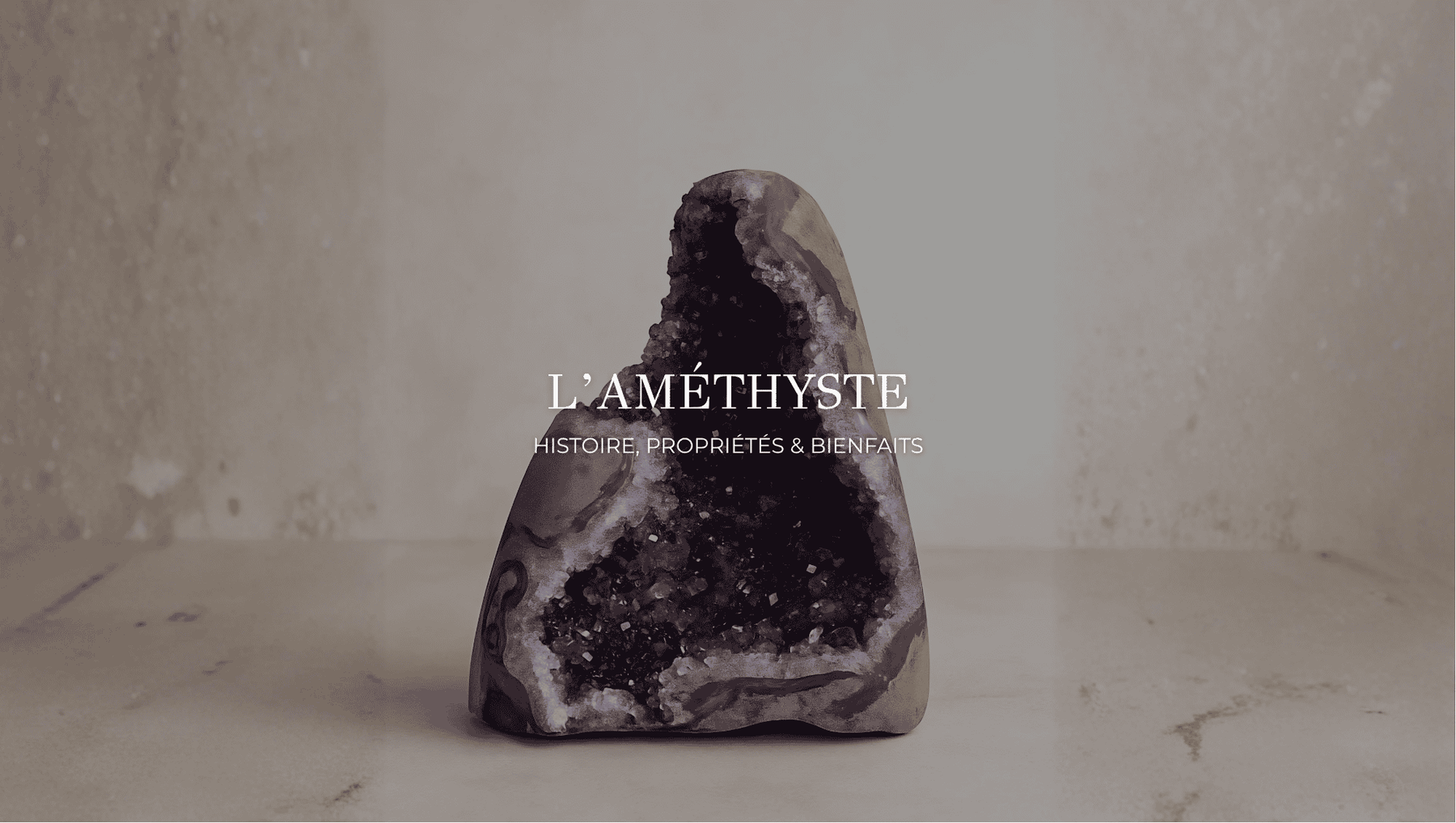 L'améthyste : propriétés, histoire et bijoux | Sharing Bijoux