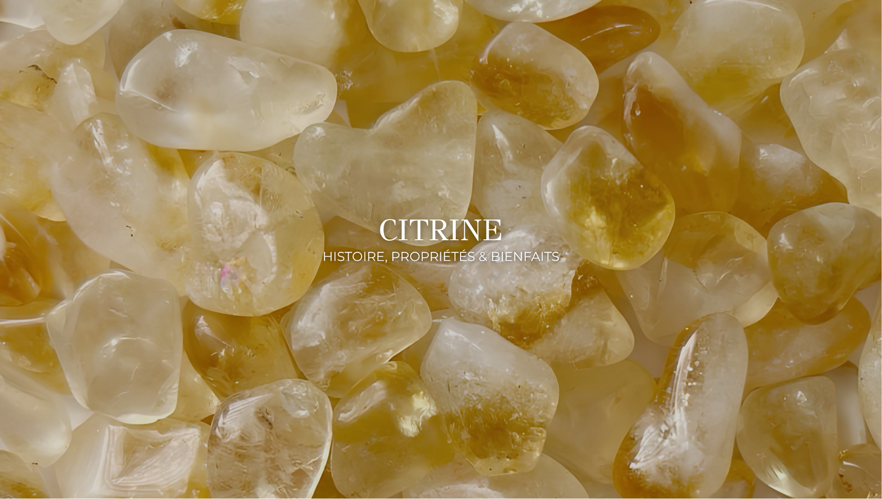 Citrine : guide complet d'une pierre solaire d'exception | Sharing Bijoux
