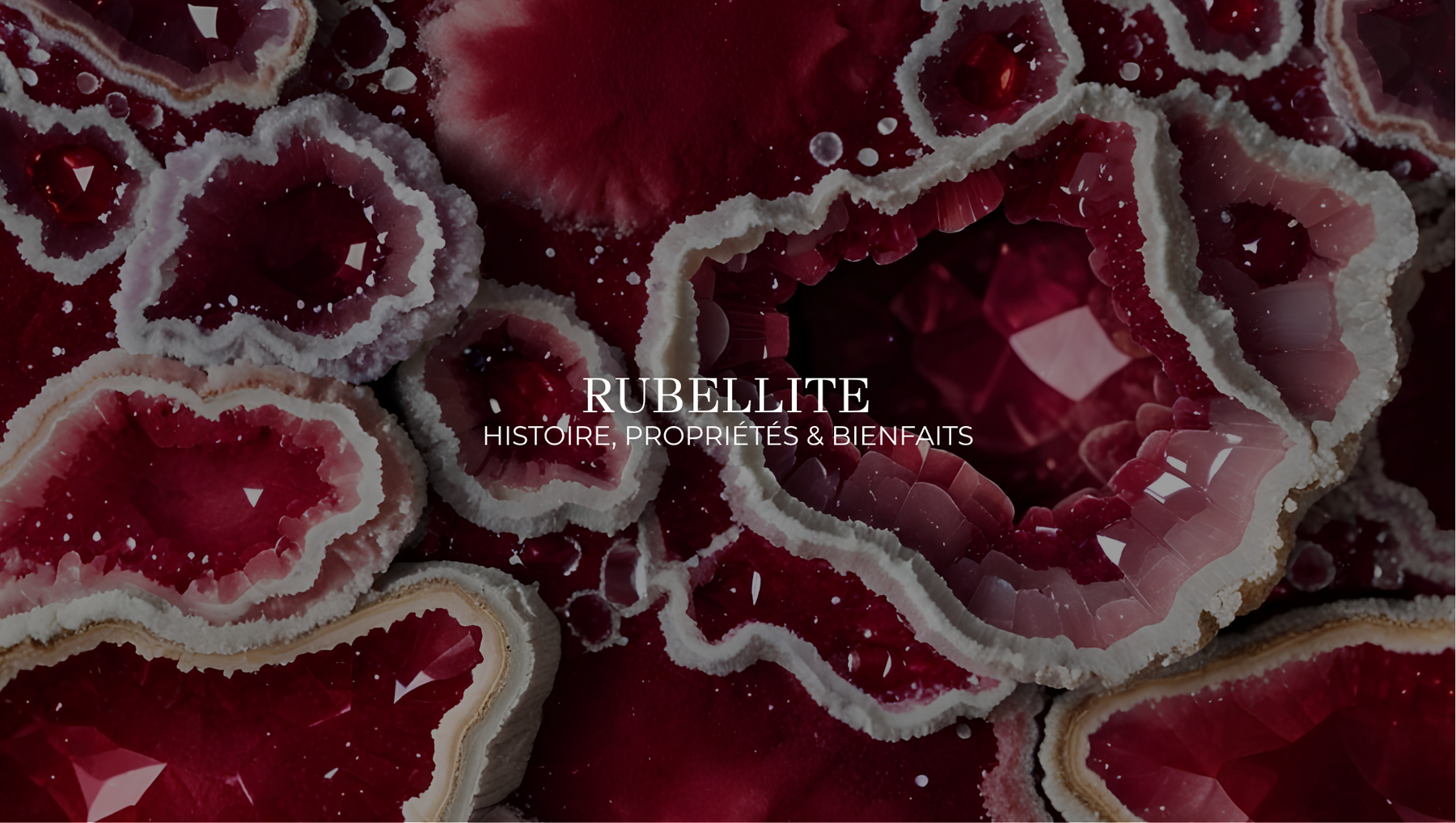 Rubellite : guide gémologique complet, la tourmaline rouge | Sharing Bijoux