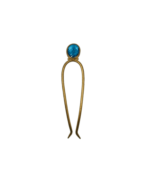 Épingle à cheveux Kali Dublet Paraiba