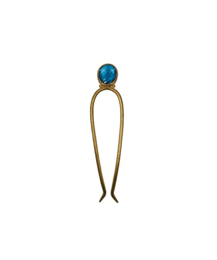 Épingle à cheveux Kali Dublet Paraiba