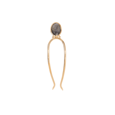 Kali Labradorite Blue Fire Hairpin