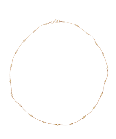 Collier Court / Bracelet 2 tours Diamants Jaunes