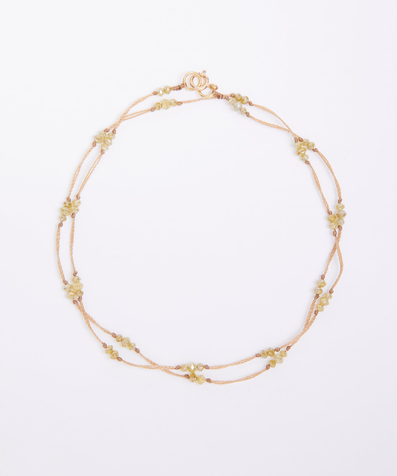 Collier Court / Bracelet 2 tours Diamants