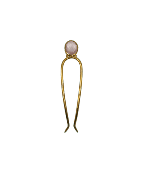 Épingle à cheveux Kali Quartz Rose