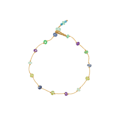 Bracelet T.Bee Fairy - Chrysoprase - Fil Beige