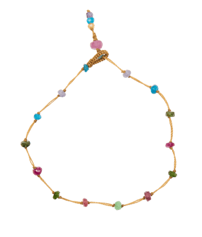Bracelet T.Bee Fairy - Rubis - Fil Beige
