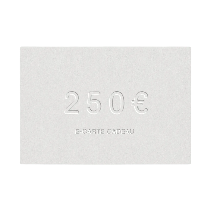 E-carte cadeau