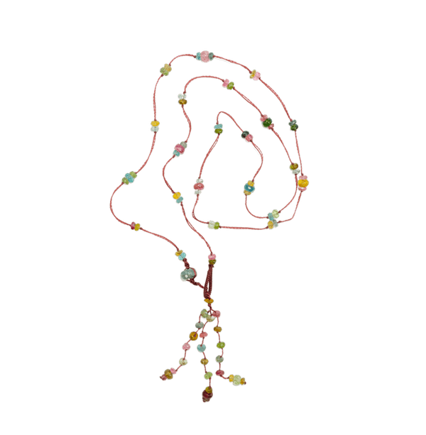 Collier Holy Tourmaline - Fil Prune wird zu Halsband Holy Tourmaline - Pflaumenfaden. 
Alternativ: 
Halsband Holy Tourmaline - Pflaumenfaden
