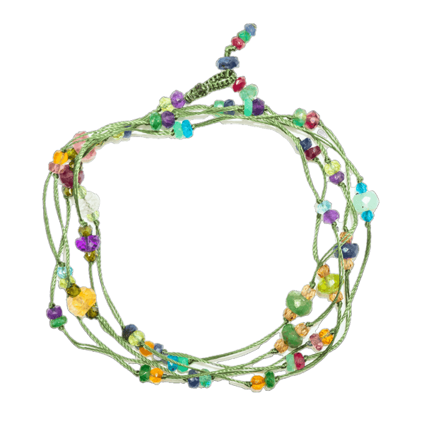 Collier & Bracelet Laly Fairy - Fil Vert