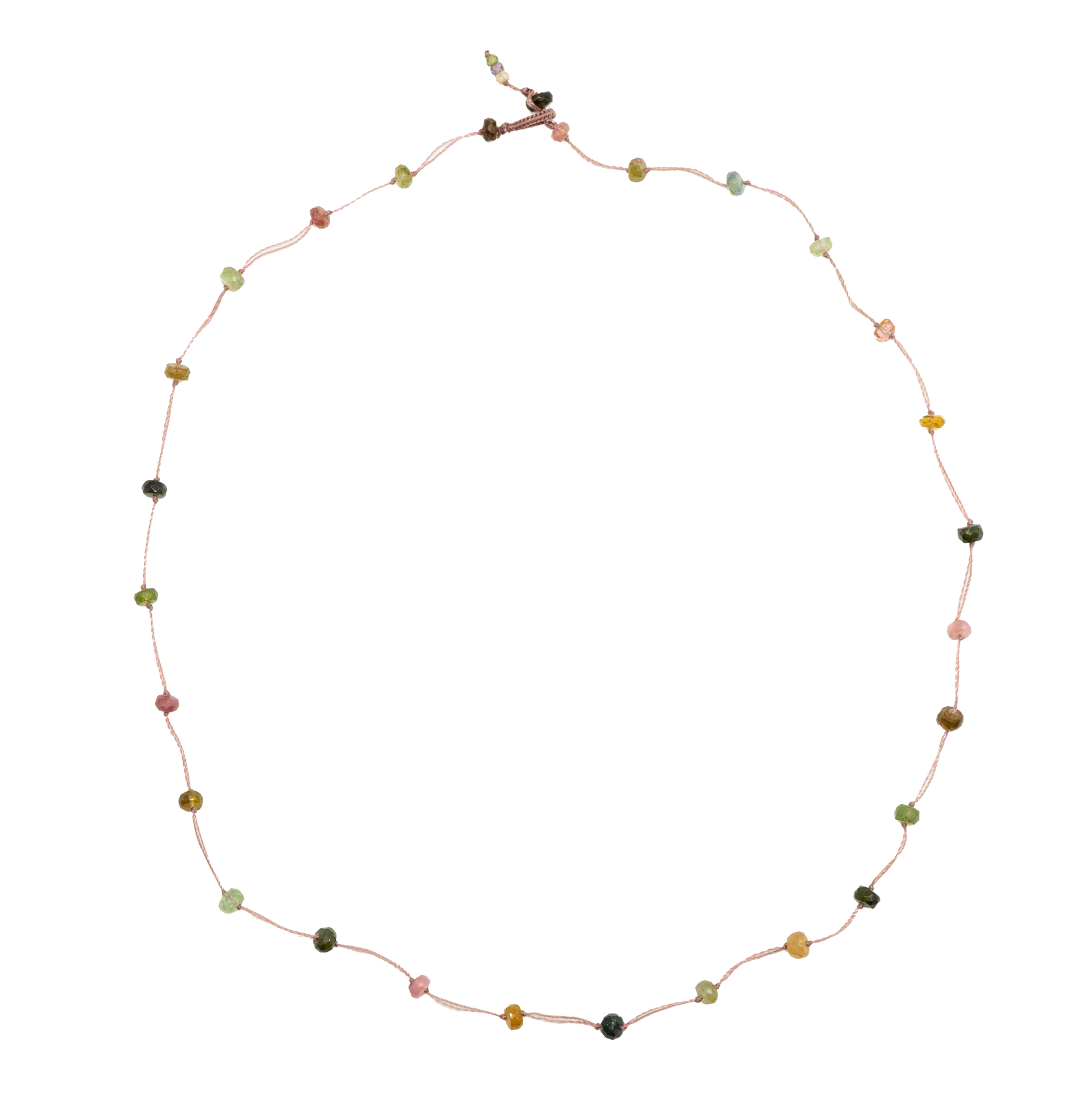 Loopy Tourmalines 1 - Light Pink Thread