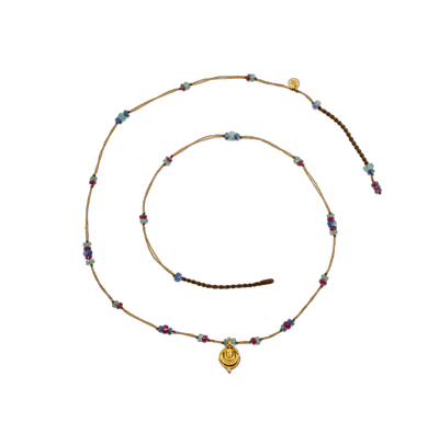 Collier Goldie - Precious Mix - Tobacco Thread Necklace