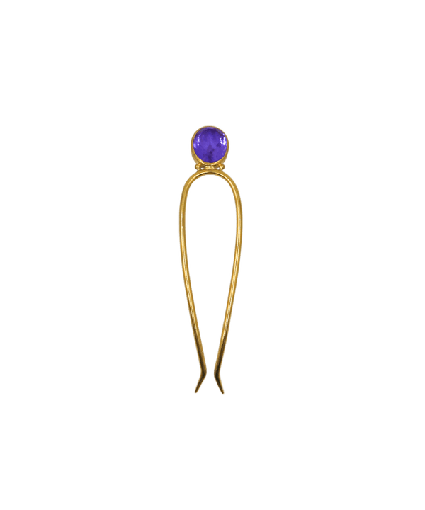 Haarnadel Kali Dublet Amethyst Violett