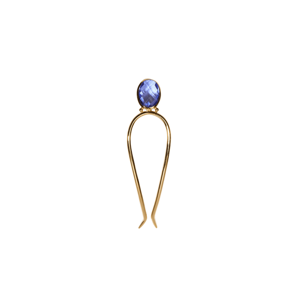 Épingle à cheveux Kali Tanzanite Dublet