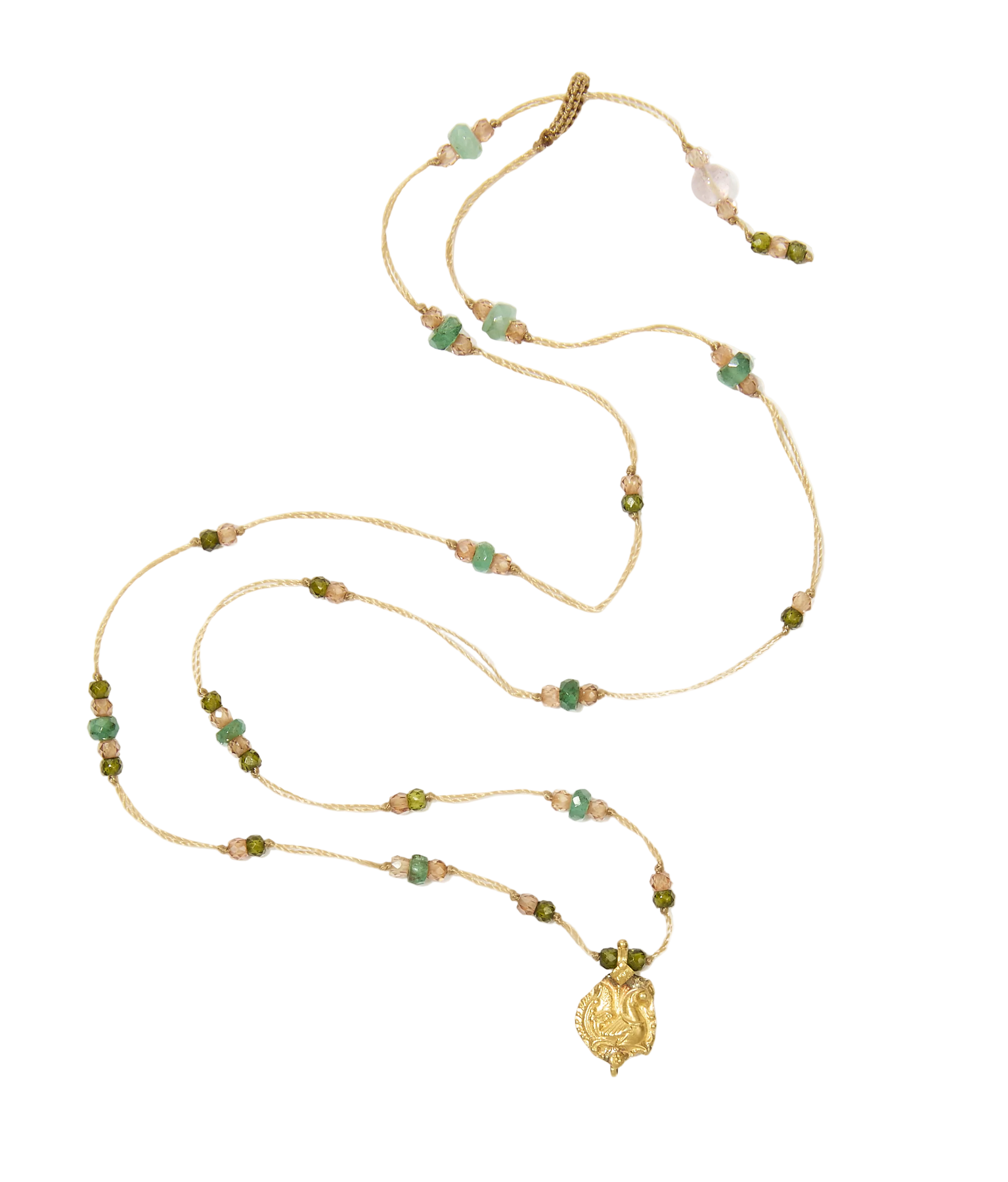 Collana Goldie - Mix Prezioso - Fil Tabacco