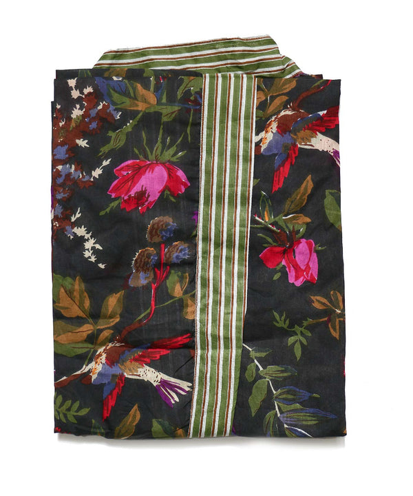 Kimono Gris Anthracite & Vert - Sharing