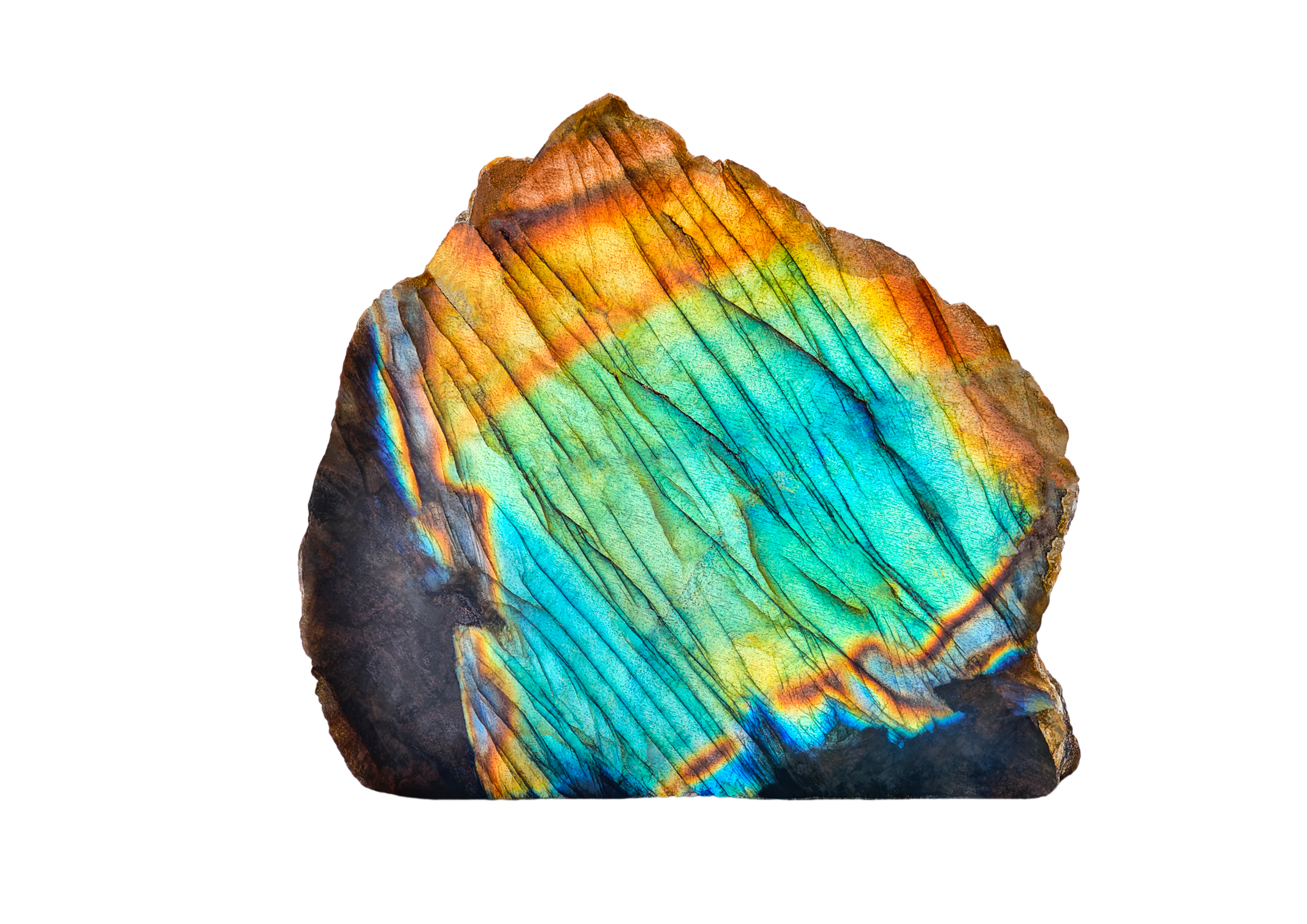 Collier Court Tibétain Labradorite