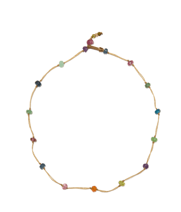 Bracelet de Cheville Anky Fairy Cornaline - Fil Beige