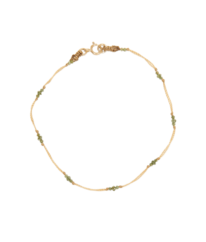 Bracelet Diamants Verts